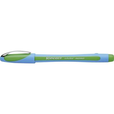 Schneider Schreibgeräte Slider Memo XB 150204 Balpen 0.5 mm Kleur inkt: Groen 1 stuk(s) Schneider Schreibgeräte Slider Memo XB 150204 Balpen 0.5 mm Kleur inkt: Groen 1 stuk(s)