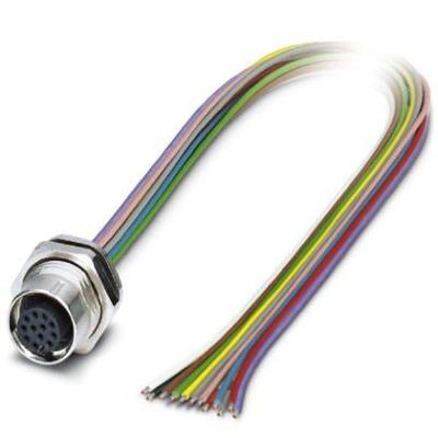 Phoenix Contact 1430446 Sensor/actuator inbouwconnector M12 Aantal polen (sensoren): 12 Bus, inbouw 0.50 m 1 stuk(s)