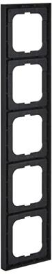 Busch-Jaeger 2CKA001754A4423 Frame Frame 5-voudig Future lineair Zwart, Diepzwart (RAL 9005) 1 stuk(s)