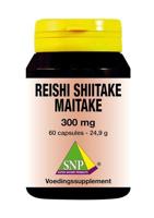 SNP Reishi shiitake maitake 300 mg 60 Vegetarische capsules - thumbnail