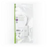 Nedis CCGP64950WT02 Usb-c-adapterkabel Type-c Male - Rj45 Female 0,2 M Wit - thumbnail