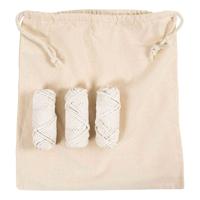 Creativ Company Hobbyset macramé, tas, wit, 1 doos - thumbnail