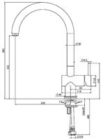 Reginox Flint White keukenkraan - thumbnail
