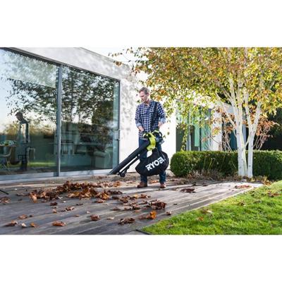 2-in-1 blazer vacuümmulcher - RYOBI - Borstelloos - 201 km/u - 6 m³/min - thumbnail