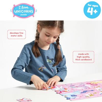 Banana Panda - ik hou van eenhoorns puzzel - 60st.
