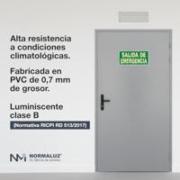 Bord Archivo 2000 "SALIDA DE EMERGENCIA" PVC 32 x 16 cm - thumbnail