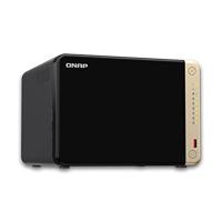 QNAP TS-664 NAS Tower Ethernet LAN Zwart N5095 - thumbnail
