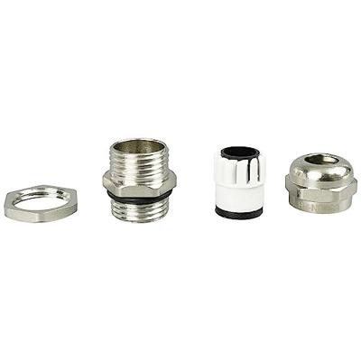 TRU COMPONENTS TC-10302872 Wartel PG9 Messing (vernikkeld) Metaal 1 stuk(s)