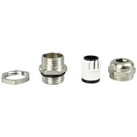 TRU COMPONENTS TC-10302872 Wartel PG9 Messing (vernikkeld) Metaal 1 stuk(s) - thumbnail