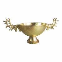 Goudkleurige Schaal Hert (49 x 30 cm) - thumbnail