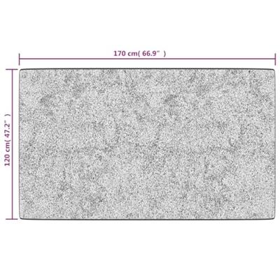 VidaXL Vloerkleed wasbaar anti-slip 120x170 cm meerkleurig