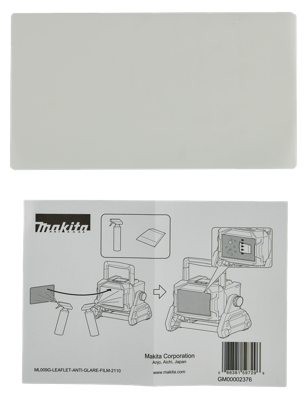 Makita Accessoires Anti-verblindingsfolie bouwlamp - GM00002376 GM00002376