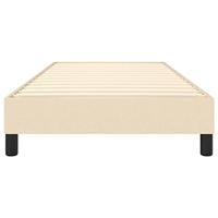 Boxspringframe stof crmekleurig 80x200 cm - thumbnail