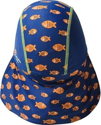 Playshoes zwemcap Krokodil Blauw-53 cm