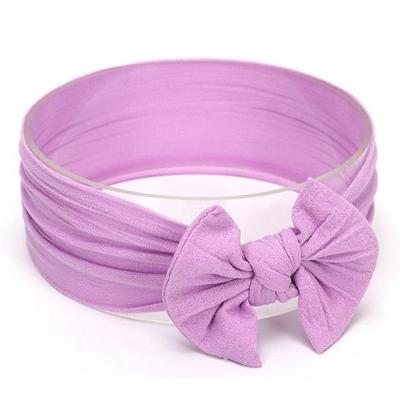 Schattig bowknot zuigeling baby meisje Hairband Headwear hoofdbanden (paars # 13)