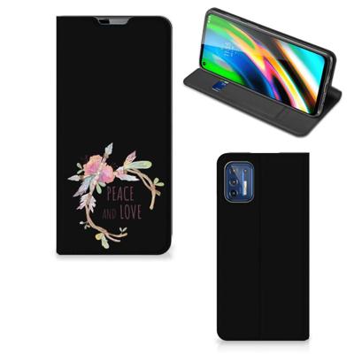 Motorola Moto G9 Plus Magnet Case Boho Text Motorola Moto G9 Plus Magnet Case Boho Text