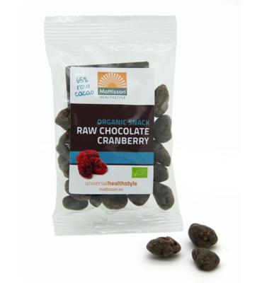 Mattisson Cranberries Snack Raw Chocolate Bio (35g) Mattisson Cranberries Snack Raw Chocolate Bio (35g)