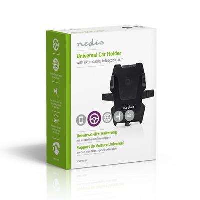 Nedis scmt100bk smartphone-houder voor de auto universeel