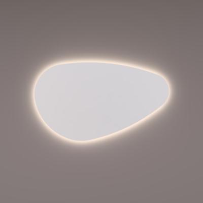 HIPP Design spiegel Basic Line Organisch - Indirecte LED Verlichting - 140 x 80 x 3 cm - met Spiegelverwarming en Infrarood Sensor Dimmer