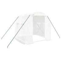 VidaXL Tuinkas met stalen frame 4 m² 2x2x2 m - thumbnail