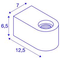 SLV Strak wandlampjeFitu wit - 1004739 - thumbnail