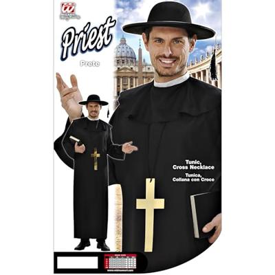 Katholieke priester kostuum man