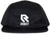 Robey RS8041 5 Panel Cap Jacquard - Black - O/S