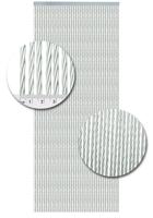 Vliegengordijn Kunststof Napoli Zilver - 100cm x 240cm - thumbnail