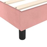 Boxspring bed fluweel roze 120x200 cm - thumbnail