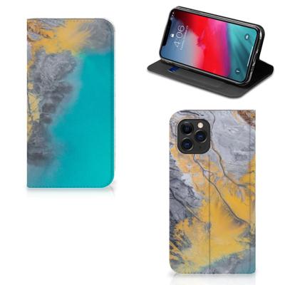Apple iPhone 11 Pro | Standcase | Marble Blue Gold Apple iPhone 11 Pro | Standcase | Marble Blue Gold