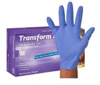 Aurelia Gloves Aurelia transform 100 nitril poedervrij blauw l - thumbnail