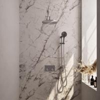 Brushed Edition thermostatische inbouw regendouche - 70 SET met drukknoppen - thumbnail
