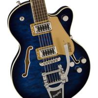 Gretsch G5655T-QM Electromatic Center Block Jr. Single-Cut Quilted Maple Bigsby Hudson Sky semi-akoestische gitaar - thumbnail