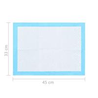 VidaXL Huisdierentrainingsdoekjes 400 st 45x33 cm nonwoven stof - thumbnail