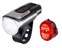 SIGMA SPORT Verlichtingset sigma aura 80 usb koplamp + nugget ii achterlicht - thumbnail