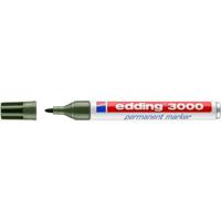 Viltstift edding 3000 rond 1.5-3mm olijfgroen | 10 stuks - thumbnail