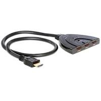 DeLOCK hdmi 3 > 1 switch hdmi switch (zwart, 60 centimeter) - thumbnail