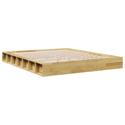 Bedframe zonder matras 160x200 cm massief hout eiken