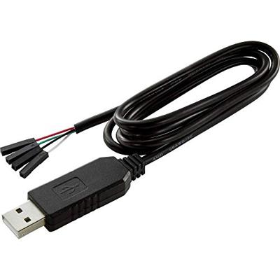 Renkforce USB/TTL Jumperkabel Raspberry Pi® [1x USB-A 2.0 stekker - 4x Draadbrug-bus] 1.00 m Zwart