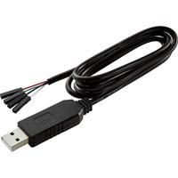 Renkforce USB/TTL Jumperkabel Raspberry Pi® [1x USB-A 2.0 stekker - 4x Draadbrug-bus] 1.00 m Zwart - thumbnail