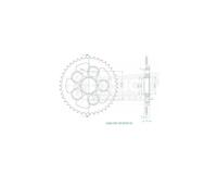 ESJOT Chain wheel 520 43 steel silver - thumbnail