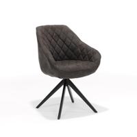 Stoel Robert Antraciet - Set van 2 - thumbnail