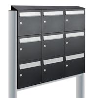 Allux Flow Set 3-Breed, 3-Hoog Met Dak Op Statief Zwart - 40040070_3x3ds - thumbnail