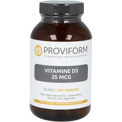 Proviform Vitamine D3 25mcg Vegicaps