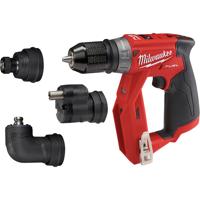 Milwaukee M12 FUEL™ FDDXKIT-0X Accu instalatieboor-/schroefmachine + 4x hulpstukken 12V Basic Body in HD-Box - 4933471332 - thumbnail