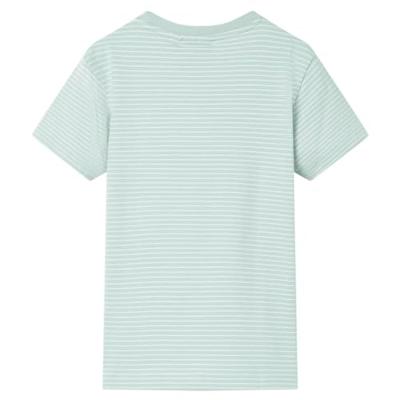 Kindershirt met strepen 140 lichtmint Kindershirt met strepen 140 lichtmint