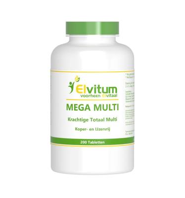 Elvitum Mega multi 200 Tabletten Elvitum Mega multi 200 Tabletten