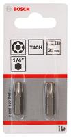 Bosch Accessoires T40H Security-Torx®-bit extra-hard T40H, 25 mm 2 stuks - 2608522015 - thumbnail