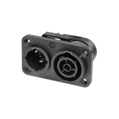 Neutrik NAC3PX-TOP Netstekker Stekker, inbouw, Bus, inbouw Totaal aantal polen: 3 + PE 1 stuk(s) Neutrik NAC3PX-TOP Netstekker Stekker, inbouw, Bus, inbouw Totaal aantal polen: 3 + PE 1 stuk(s)