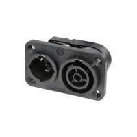 Neutrik NAC3PX-TOP Netstekker Stekker, inbouw, Bus, inbouw Totaal aantal polen: 3 + PE 1 stuk(s) - thumbnail